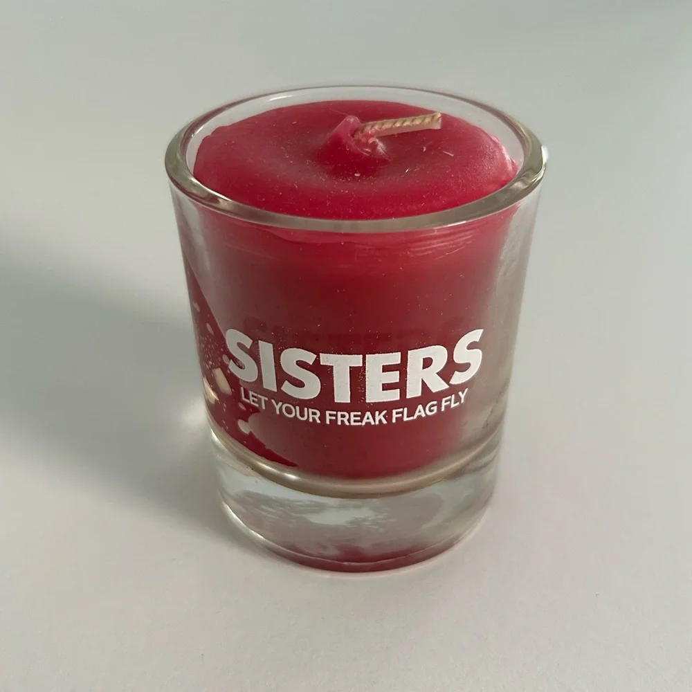 🦋 5/$25 - Sisters (2015) Let Your Freak Flag Fly - Movie Merch Miniature Candle